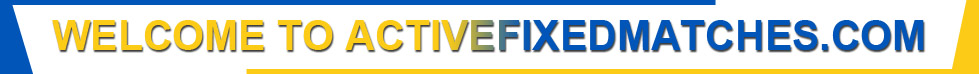 Active Fixed Matches 100% Sure